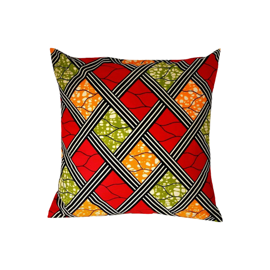 Housse de coussin décoratif Wax Siwa