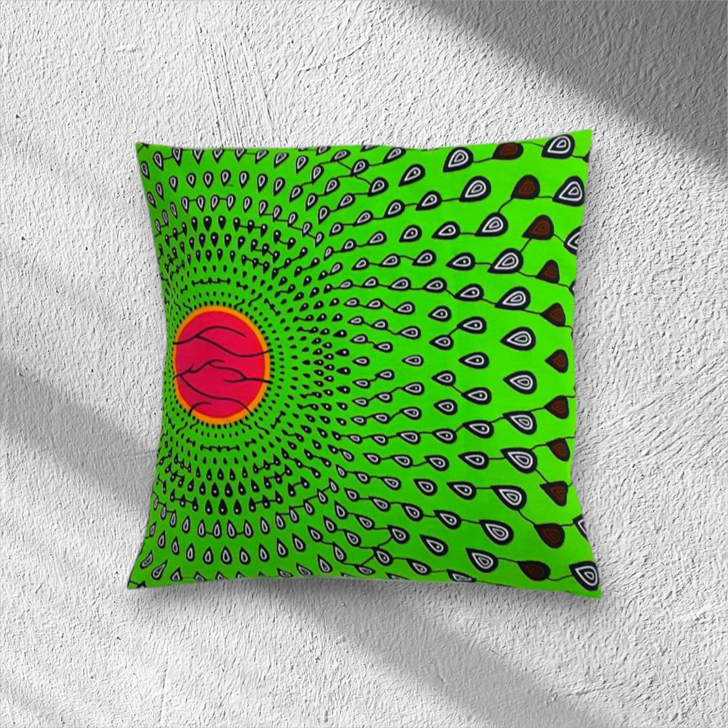 Housse de coussin décoratif Wax gouttes d'eau