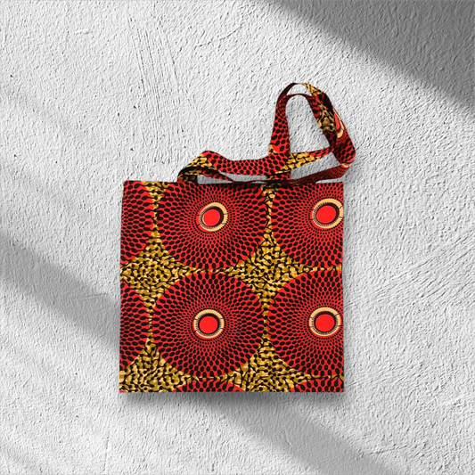 Tote bag Wax Disques rouges