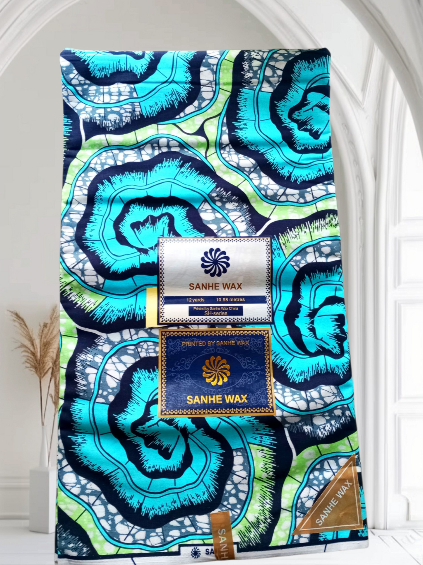 Tissu Wax-Pagne Africain 100% coton 0012