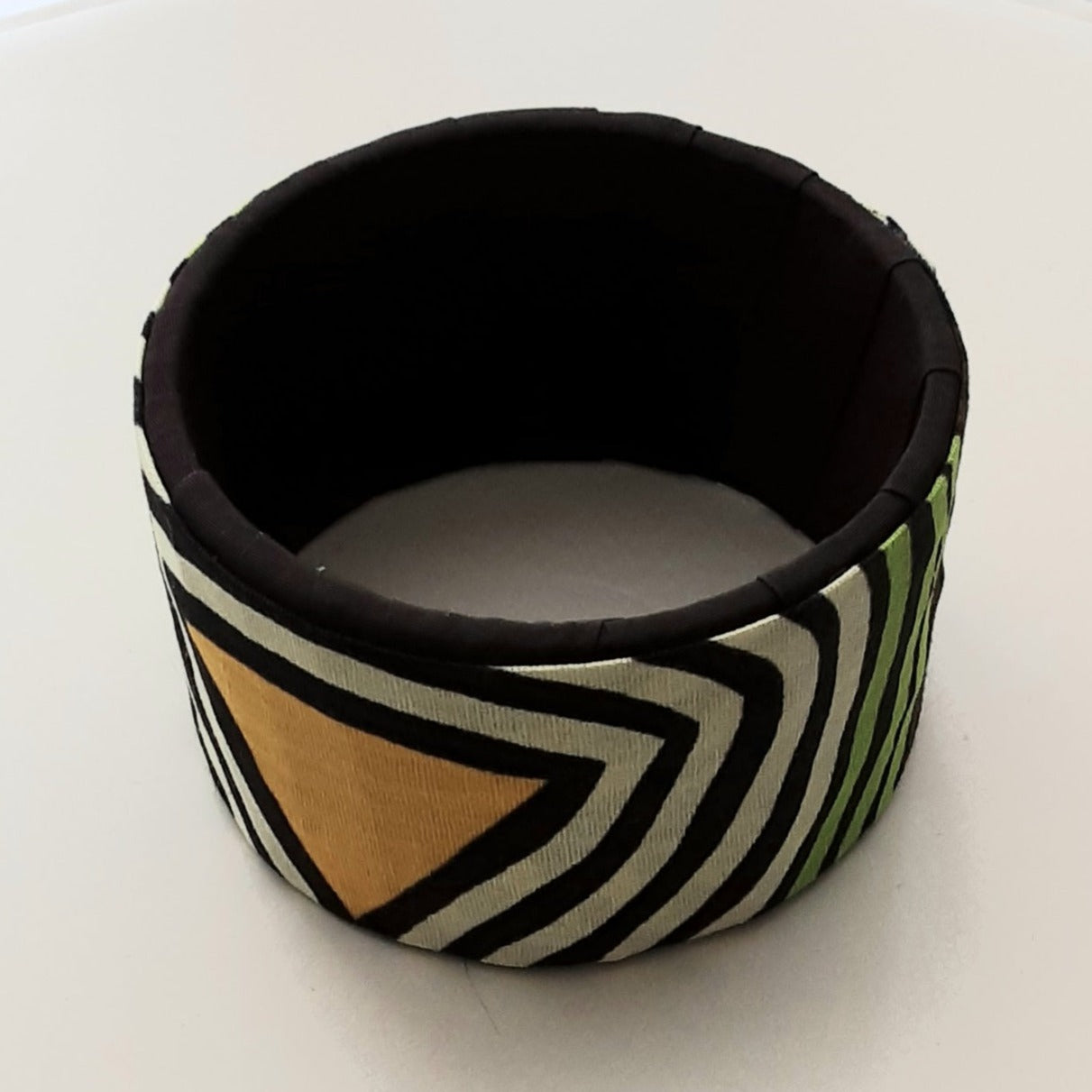 Bracelet- Manchette en tissu Wax modèle SIKA
