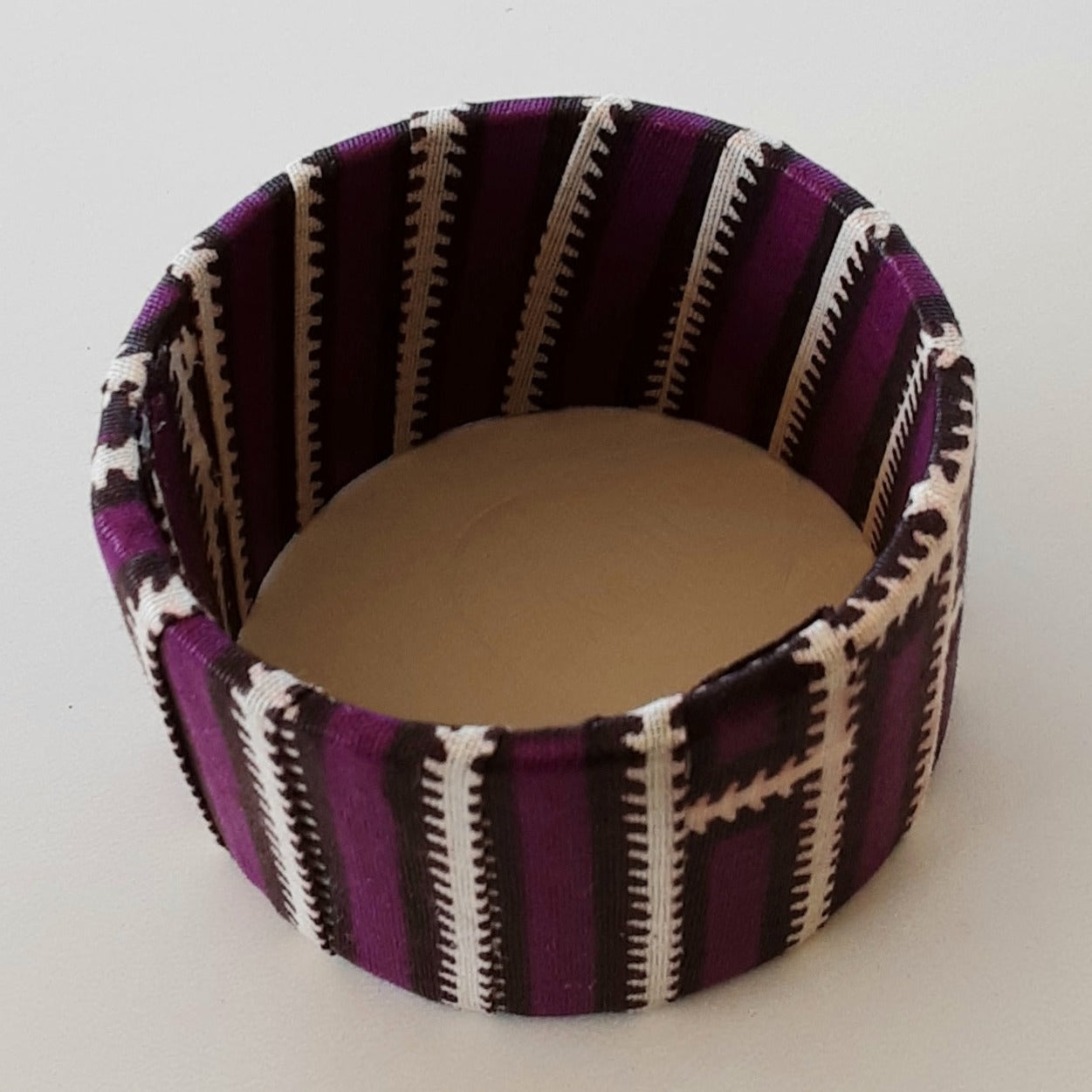 Bracelet- Manchette en tissu Wax modèle SIKA