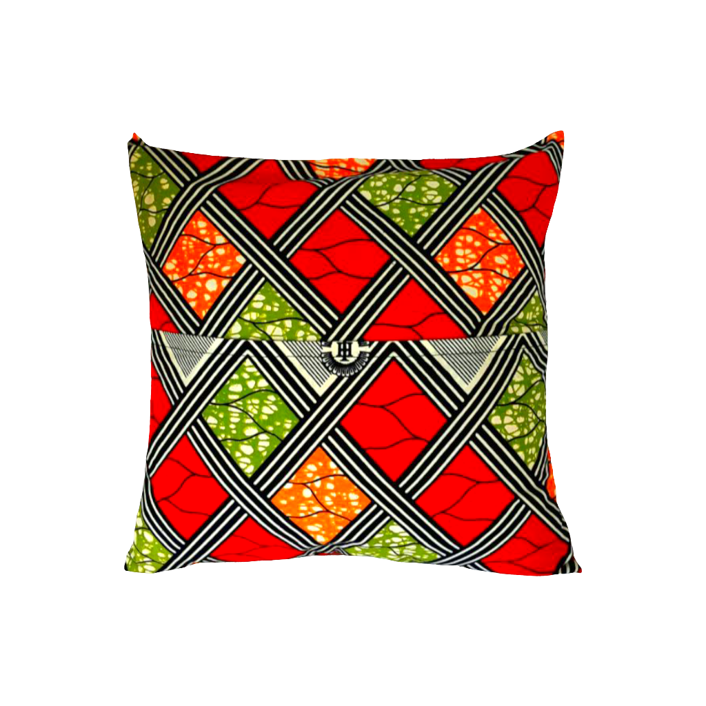 Housse de coussin décoratif Wax Siwa