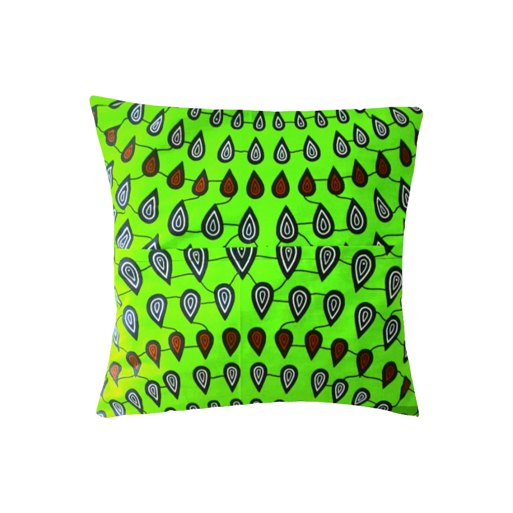 Housse de coussin décoratif Wax gouttes d'eau