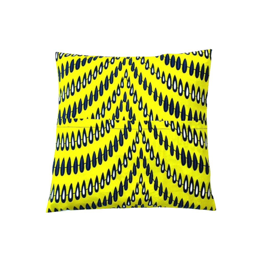 Housse de coussin décoratif motif Larmes