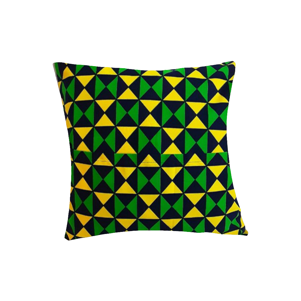 Housse de coussin décoratif Wax Saga