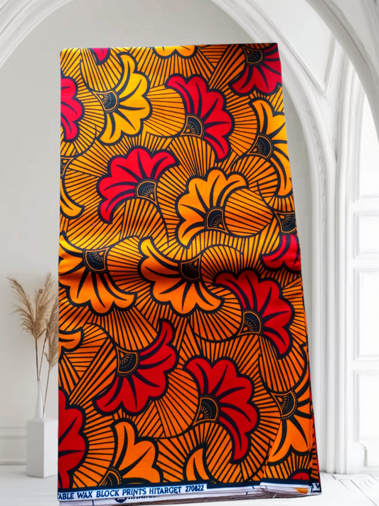 Tissu Wax-Pagne Africain 100% coton 009