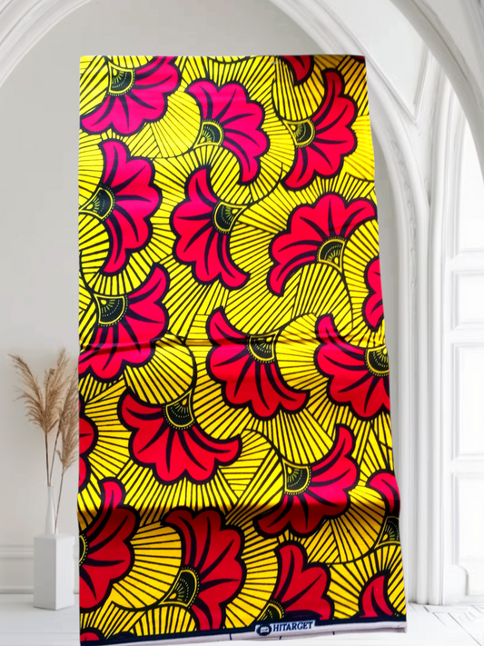 Tissu Wax-Pagne Africain 100% coton 0015