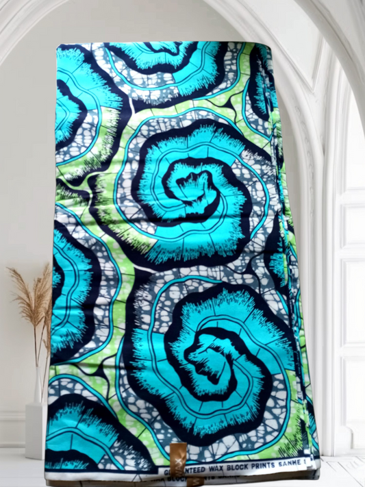 Tissu Wax-Pagne Africain 100% coton 0012