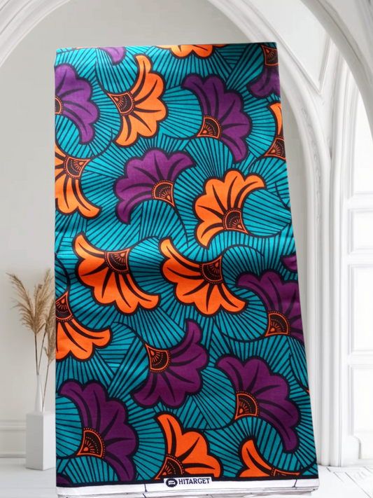 Tissu Wax-Pagne Africain 100% coton 008